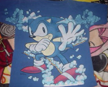 Sonic clouds shirt front
