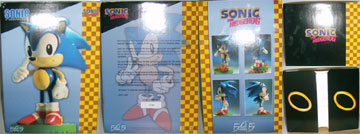 Classic sonic statue box